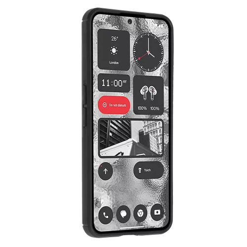 Techsuit - Carbon szilikon tok - Nothing Phone (2) - Fekete