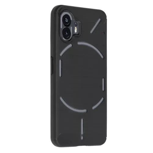 Techsuit - Carbon szilikon tok - Nothing Phone (2) - Fekete