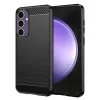 Techsuit - Carbon szilikon tok - Samsung Galaxy S23 FE - Fekete