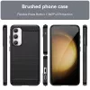 Techsuit - Carbon szilikon tok - Samsung Galaxy S23 FE - Fekete