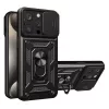 Techsuit - CamShield ütésálló tok - iPhone 15 Pro - Fekete