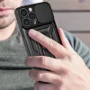 Techsuit - CamShield ütésálló tok - iPhone 15 Pro Max - Fekete