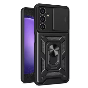   Techsuit - CamShield ütésálló tok - Samsung Galaxy S23 FE - Fekete