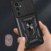 Techsuit - CamShield ütésálló tok - Samsung Galaxy S23 FE - Fekete