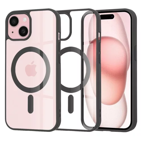 Techsuit - MagSafe Pro tok - iPhone 15 - Fekete