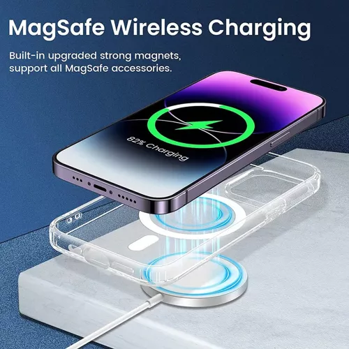 Techsuit - MagSafe Pro tok - iPhone 15 - Fekete