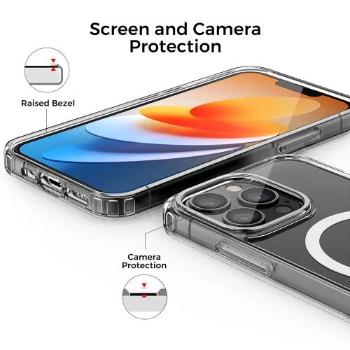 Techsuit - MagSafe Pro tok - iPhone 15 - Átlátszó