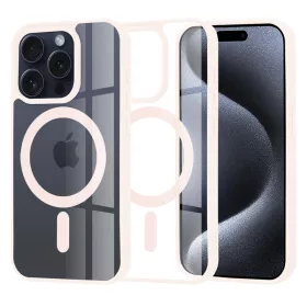 Techsuit - MagSafe Pro tok - iPhone 15 Pro - Rózsaszín