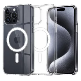 Techsuit - MagSafe Pro tok - iPhone 15 Pro - Átlátszó