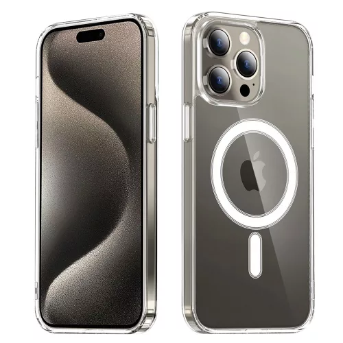 Techsuit - MagSafe Pro tok - iPhone 15 Pro - Átlátszó