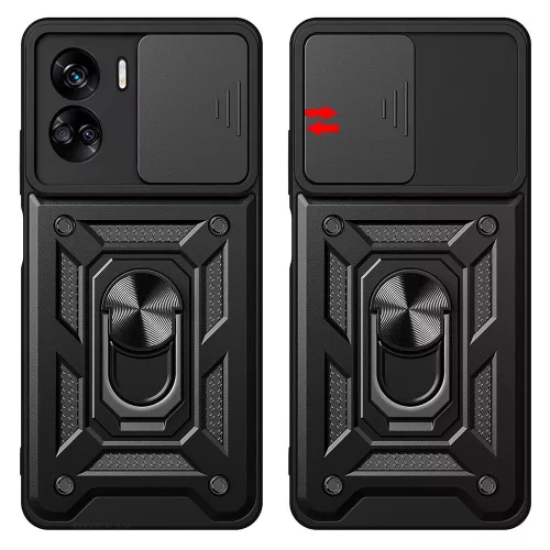 Techsuit - CamShield ütésálló tok - Honor 90 Lite - Fekete
