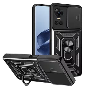   Techsuit - CamShield ütésálló tok - Oppo Reno10 / Reno10 Pro - Fekete