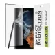 Techsuit - 111D Full Cover / Full Glue üvegfólia / 3D kerekített szélű kijelzőhöz - Samsung Galaxy S22 Ultra 5G - Fekete széllel