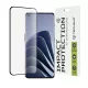 Techsuit - 111D Full Cover / Full Glue üvegfólia / 3D kerekített szélű kijelzőhöz - OnePlus 10 Pro/11/11R/Ace 2/Ace 2 Pro/Find X5 Pro - Fekete széllel
