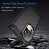 Techsuit - Carbon szilikon tok - Oppo Reno10 / Reno10 Pro - Fekete