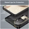 Techsuit - Carbon szilikon tok - Oppo Reno10 / Reno10 Pro - Fekete