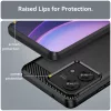 Techsuit - Carbon szilikon tok - Motorola Edge 40 Neo - Fekete