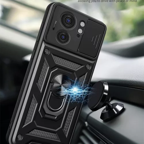Techsuit - CamShield ütésálló tok - Motorola Edge 40 / Edge (2023) - Fekete