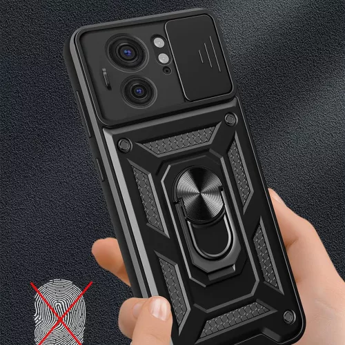 Techsuit - CamShield ütésálló tok - Motorola Edge 40 / Edge (2023) - Fekete