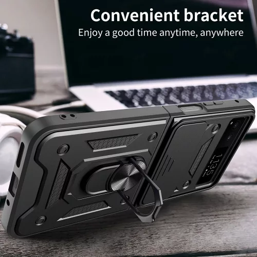 Techsuit - CamShield ütésálló tok - Motorola Razr 40 - Fekete