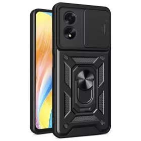   Techsuit - CamShield ütésálló tok - Oppo A38 / A18 - Fekete