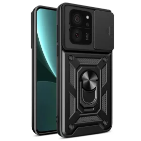   Techsuit - CamShield ütésálló tok - Xiaomi 13T / 13T Pro - Fekete