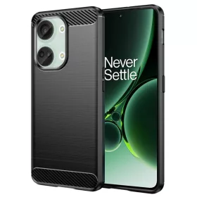 Techsuit - Carbon szilikon tok - OnePlus Nord 3 - Fekete