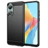 Techsuit - Carbon szilikon tok - Oppo A78 4G - Fekete