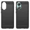 Techsuit - Carbon szilikon tok - Oppo A78 4G - Fekete