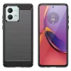 Techsuit - Carbon szilikon tok - Motorola Moto G84 - Fekete