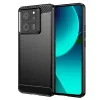 Techsuit - Carbon szilikon tok - Xiaomi 13T / 13T Pro - Fekete
