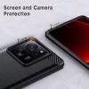 Techsuit - Carbon szilikon tok - Xiaomi 13T / 13T Pro - Fekete