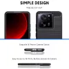 Techsuit - Carbon szilikon tok - Xiaomi 13T / 13T Pro - Fekete