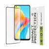Techsuit - 111D Full Cover / Full Glue üvegfólia - Oppo A78 4G - Fekete széllel