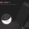 Techsuit - Carbon szilikon tok - Huawei P10 - Fekete