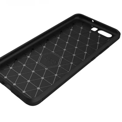 Techsuit - Carbon szilikon tok - Huawei P10 - Fekete