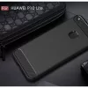 Techsuit - Carbon szilikon tok - Huawei P10 Lite - Fekete