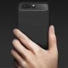 Techsuit - Carbon szilikon tok - Huawei P10 Plus - Fekete