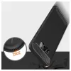 Techsuit - Carbon szilikon tok - Samsung Galaxy S8 Plus - Fekete