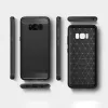 Techsuit - Carbon szilikon tok - Samsung Galaxy S8 Plus - Fekete