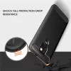Techsuit - Carbon szilikon tok - Motorola Moto E7 Plus / Moto G9 Play - Fekete