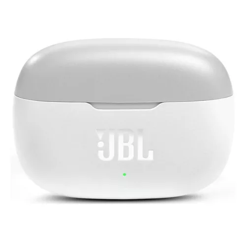 JBL - Vezeték nélküli fülhallgató (Wave 200) - Bluetooth 5.0, Valódi vezeték nélküli, Mikrofon, Hangasszisztens, Siri - Fehér
