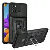 Techsuit - CamShield ütésálló tok - Samsung Galaxy A21s - Fekete