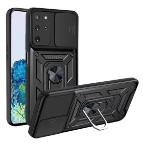   Techsuit - CamShield ütésálló tok - Samsung Galaxy S20 Plus 4G / S20 Plus 5G - Fekete