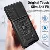 Techsuit - CamShield ütésálló tok - Samsung Galaxy S20 Plus 4G / S20 Plus 5G - Fekete