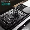 Techsuit - CamShield ütésálló tok - Samsung Galaxy S21 Plus 5G - Fekete