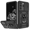 Techsuit - CamShield ütésálló tok - Samsung Galaxy S20 Ultra 4G / S20 Ultra 5G - Fekete