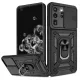 Techsuit - CamShield ütésálló tok - Samsung Galaxy S20 Ultra 4G / S20 Ultra 5G - Fekete