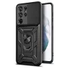 Techsuit - CamShield ütésálló tok - Samsung Galaxy S21 Ultra 5G - Fekete