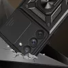 Techsuit - CamShield ütésálló tok - Samsung Galaxy S22 Ultra 5G - Fekete